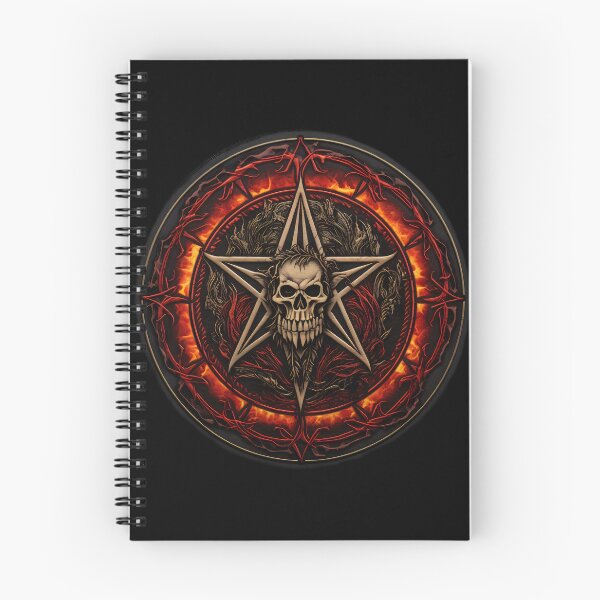 Item preview, Flame wrapped pentagram patch: dark metal band design with gothic lettering. designed and sold by InsaneLEDP.
