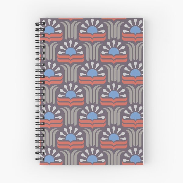Item preview, KF 0068 F - Retro Vintage Flower Minimalist 70s Modern Geometric Floral Pattern designed and sold by KhakiFinch.