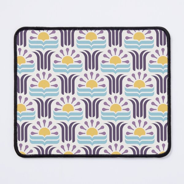 Item preview, KF 0068 H - Retro Vintage Flower Minimalist 70s Modern Geometric Floral Pattern designed and sold by KhakiFinch.