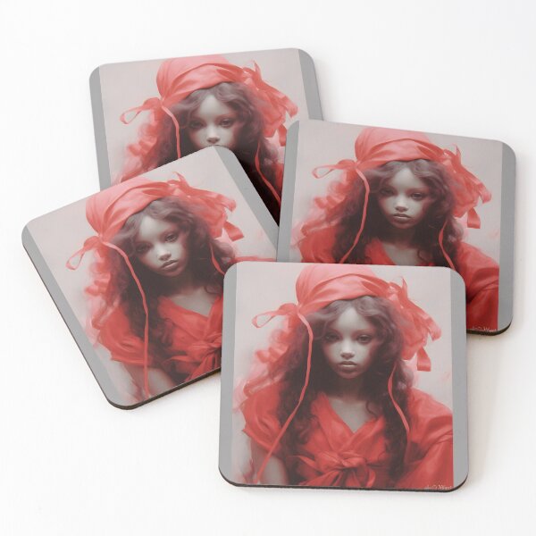 Item preview, The Enchanting Red Hat: A Haunting Portrait designed and sold by Newborninfant.