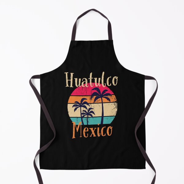 Item preview, Huatulco Mexico Vintage Sunset and Palm Trees Design designed and sold by RektRepublic.