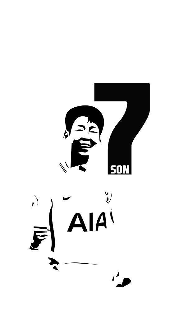 "Heung-Min Son Vector Art" by B3xGraphics | Redbubble