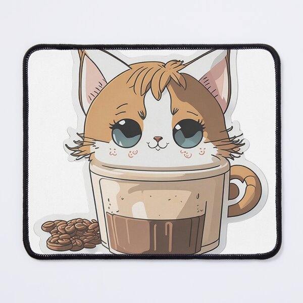 Item preview, Delightful Cat Hug Stiker designed and sold by har1tosha777.