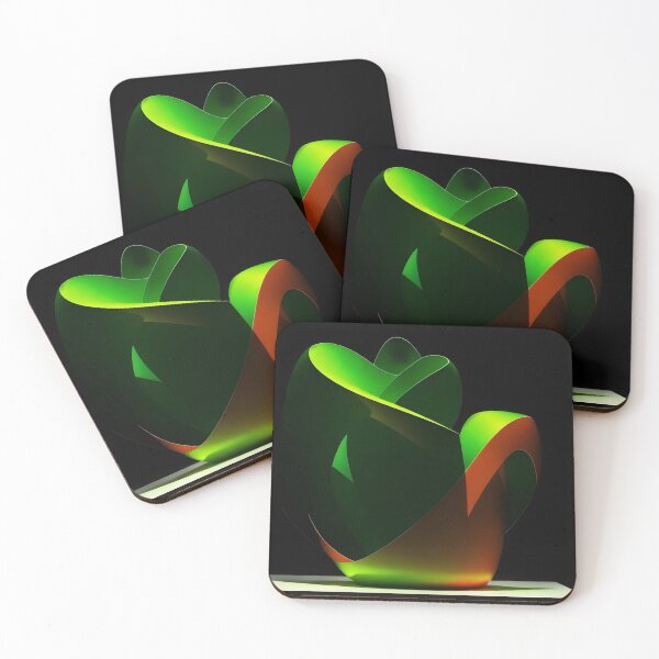 Item preview, "Abstract Apple Sculpture" digital art designed and sold by arcticcayman.