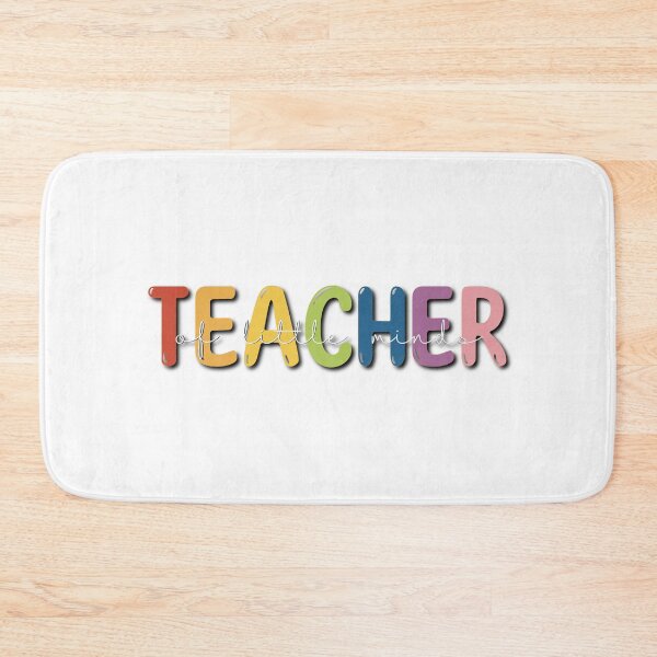 Item preview, Teacher of little minds rainbow design designed and sold by SidderBug Designs.