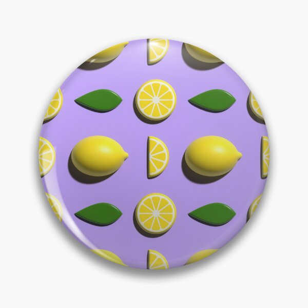 Item preview, Lemon tropical fruit in 3D pattern designed and sold by EngineerGoC.