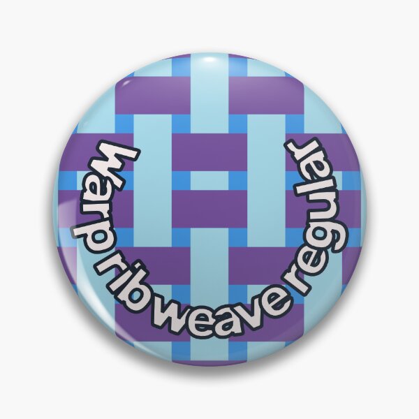 Item preview, Fabric Weave Types #06 - Warp Rib Weave Regular Pattern - Vibrant Colors - Purple and Blue designed and sold by DesignCentrum.