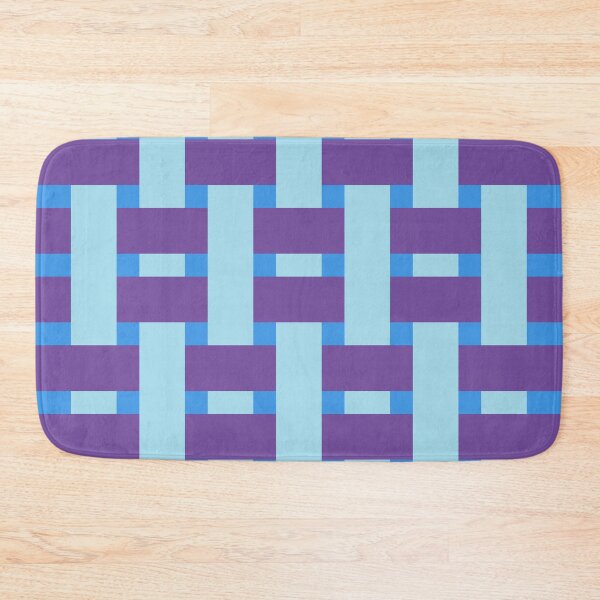 Item preview, Fabric Weave Types #06 - Warp Rib Weave Regular Pattern - Vibrant Colors - Purple and Blue designed and sold by DesignCentrum.