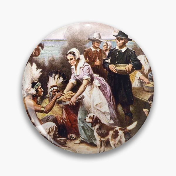 Item preview, HAPPY THANKSGIVING HISTORICAL LOW RES designed and sold by WHERESMYNAMEGO.