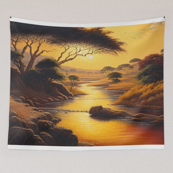 Item preview, African Serengeti Graphic T-Shirt Dress designed and sold by Digital-Art-Co.
