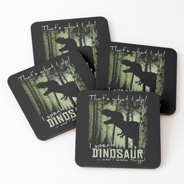Item preview, I Speak Dinosaur And I Know Things! T-Rex Shadow Meme designed and sold by Skizzenmonster.