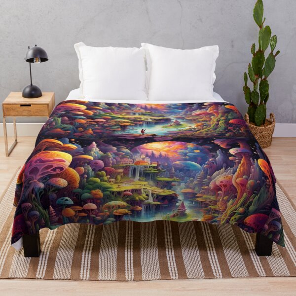 Item preview, Psychedelic Tapestry, Bedroom Wall Decor, Wall Hanging Trippy Tapestry, Trippy Room Decor, Aesthetic Wall Decor, Psychedelic Tapestry designed and sold by TileTango.