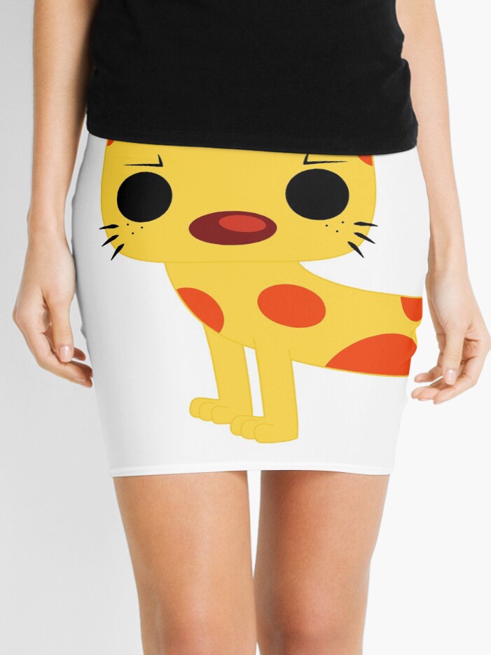 90s mini skirt yellow