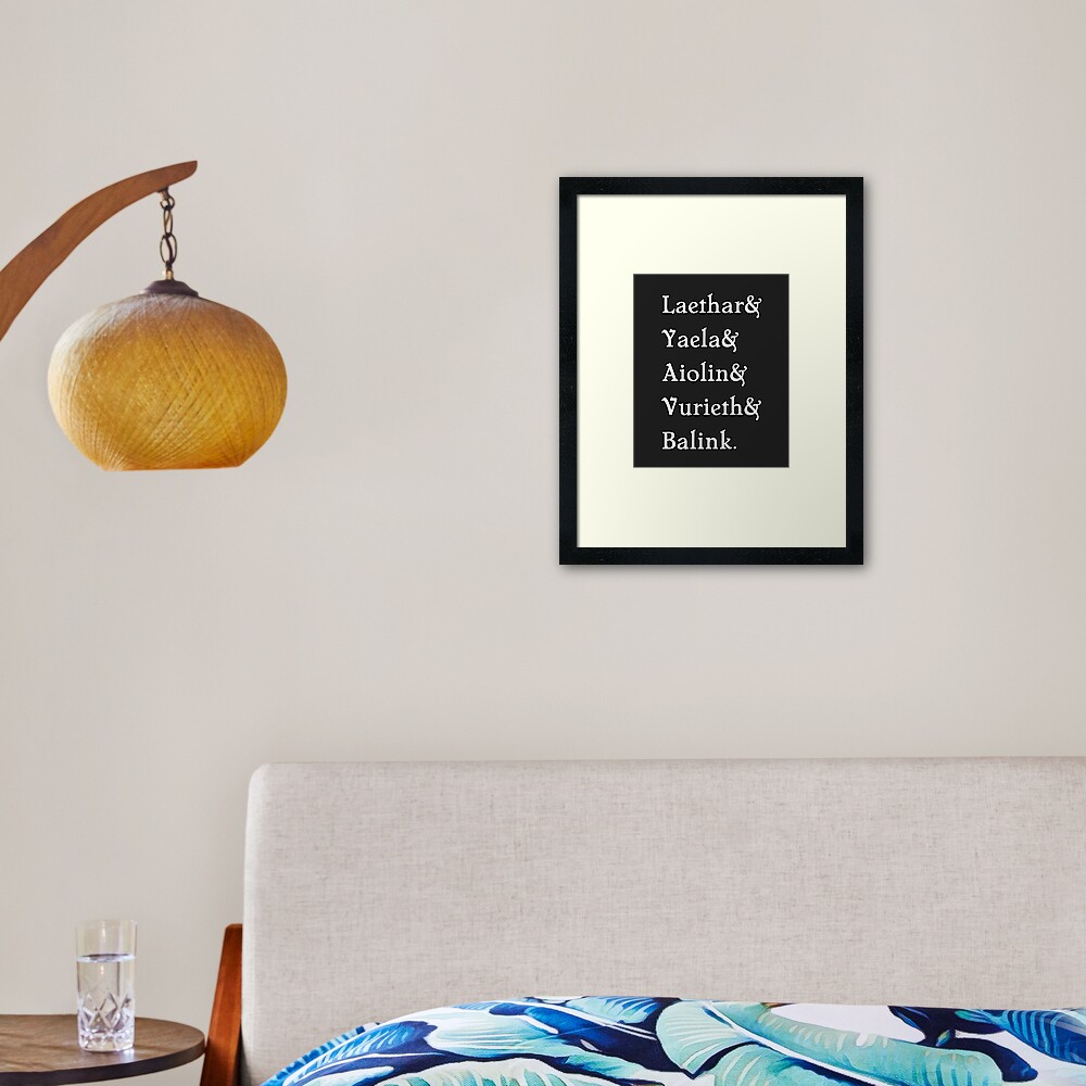 Item preview, Framed Art Print designed and sold by scrollanddagger.