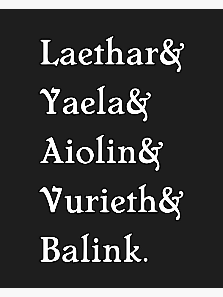 Thumbnail 3 of 3, Sticker, & Quest of Ruin Party Names designed and sold by scrollanddagger.