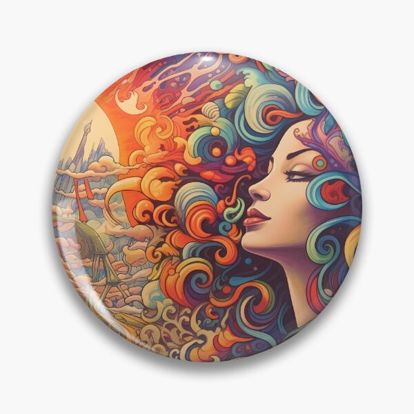 Artikelvorschau, Psychedelic Tapestry, Bedroom Wall Decor, Wall Hanging Trippy Tapestry, Trippy Room Decor, Aesthetic Wall Decor, Psychedelic Tapestry entworfen und verkauft von TileTango.
