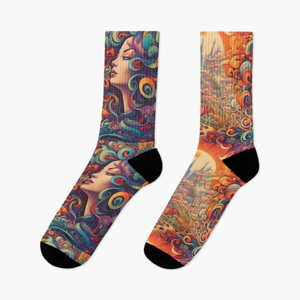 Item preview, Psychedelic Tapestry, Bedroom Wall Decor, Wall Hanging Trippy Tapestry, Trippy Room Decor, Aesthetic Wall Decor, Psychedelic Tapestry designed and sold by TileTango.