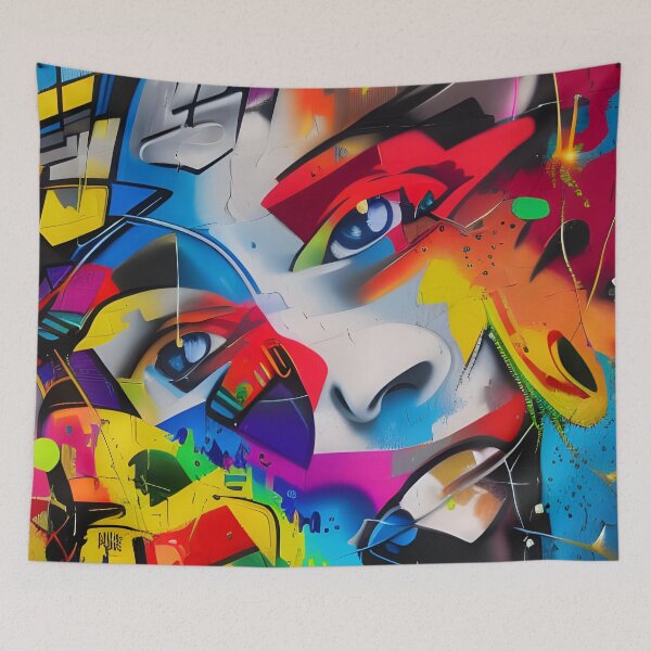 Item preview, Abstract Graffiti Face designed and sold by PC-artist.