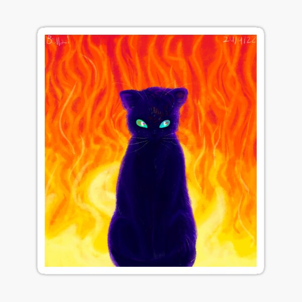 Nightheart's Fire Sticker