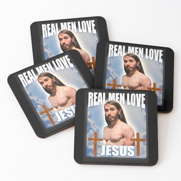 Item preview, Real Men Love Jesus  designed and sold by RadioactiveFork.