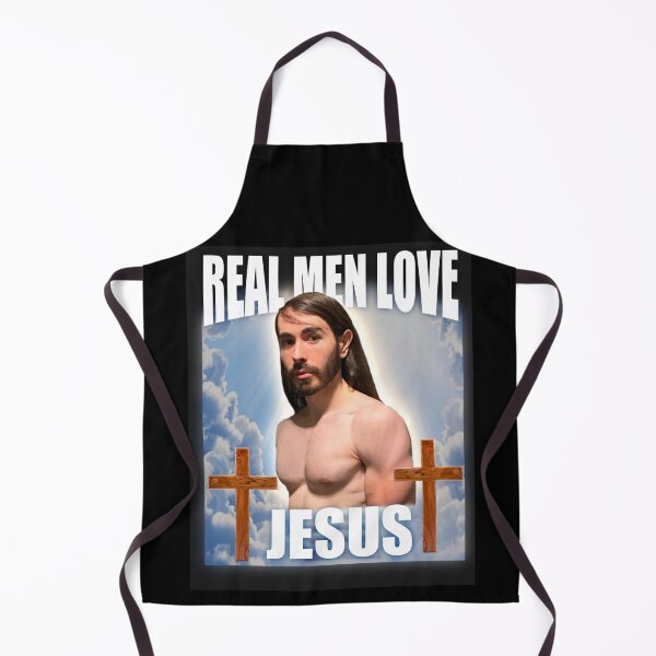 Item preview, Real Men Love Jesus designed and sold by RadioactiveFork.