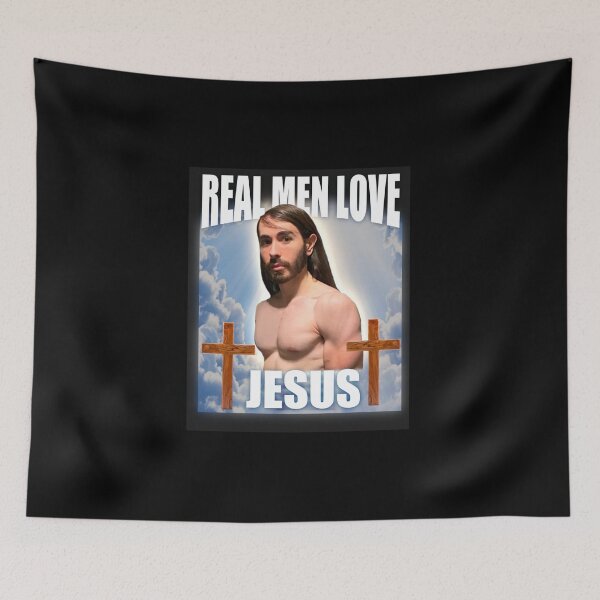 Item preview, Real Men Love Jesus  designed and sold by RadioactiveFork.
