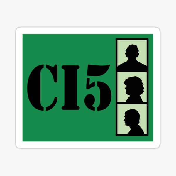 CI5 - The Professionals - Bodie & Doyle Sticker