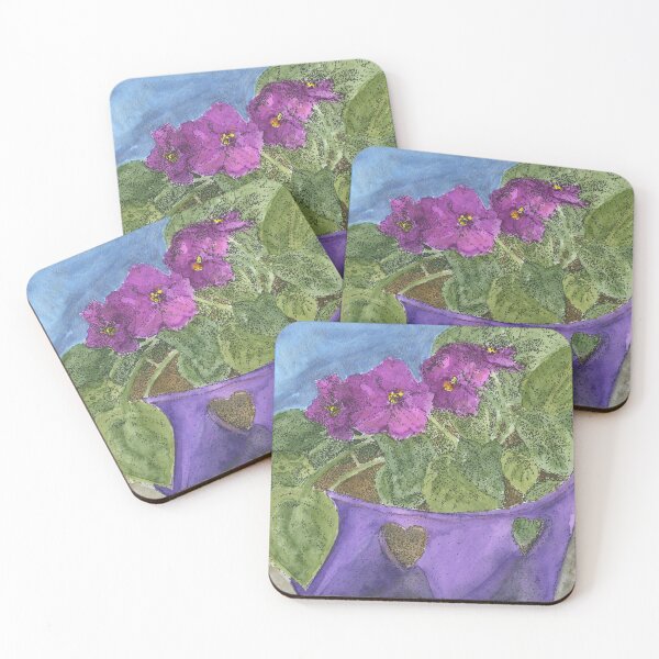 Item preview, African Violet designed and sold by LymphomaLass.