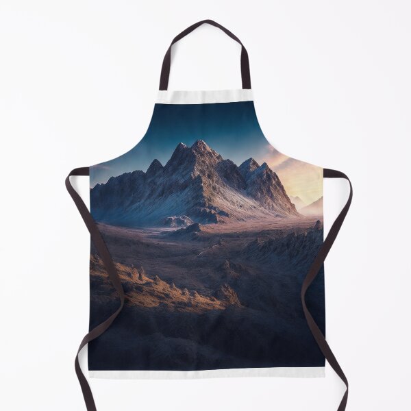 Item preview, A Serene Mountain Landscape Where the Wide-Open Sky Meets the Rugged Peaks, Offering a Sense of Freedom and Tranquility, Ai Generated Art designed and sold by AiGens.