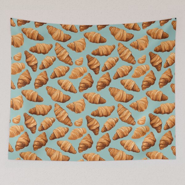 Item preview, French croissants pattern designed and sold by enipra.
