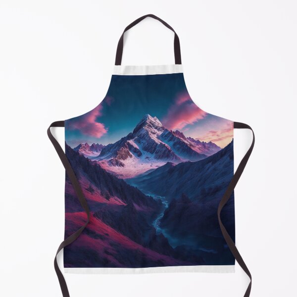 Item preview, A Tranquil Mountain Setting Where the Boundless Sky Serves as a Canvas for the Awe-Inspiring Mountain Panorama, Ai Generated Art designed and sold by AiGens.