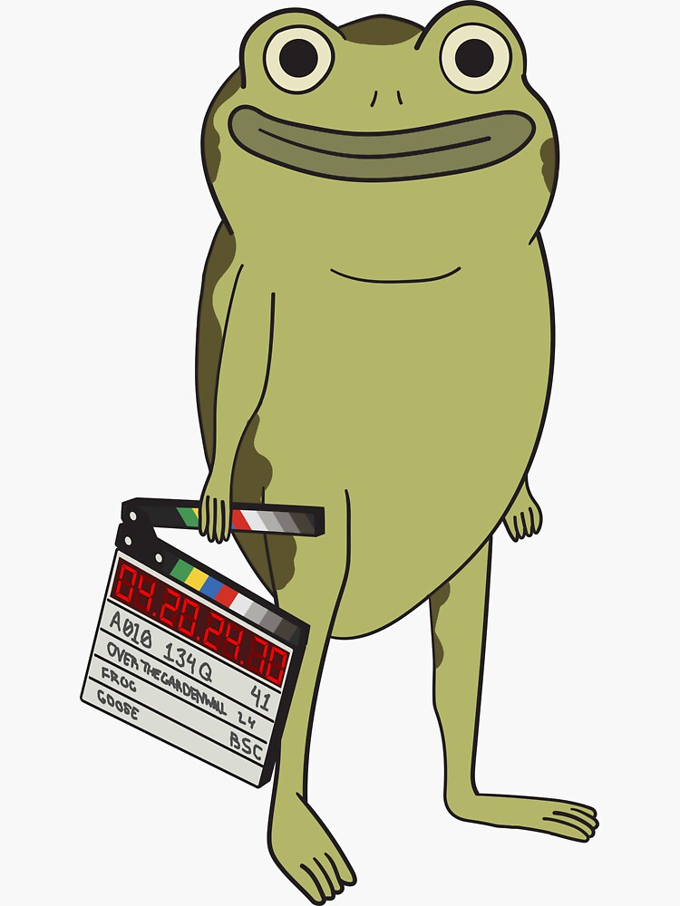 Thumbnail 3 of 3, Sticker, Frog Film Crew designed and sold by lstrahm27.