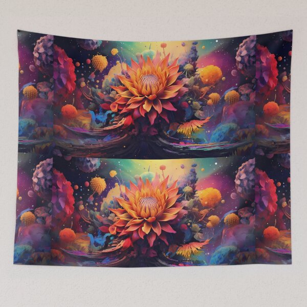 Artikelvorschau, Psychedelic Tapestry, Bedroom Wall Decor, Wall Hanging Trippy Tapestry, Trippy Room Decor, Aesthetic Wall Decor, Psychedelic Tapestry entworfen und verkauft von TileTango.