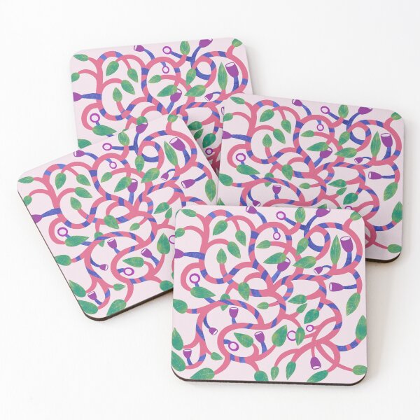 Item preview, pink life tree design designed and sold by istolar Pattern design & illustration.