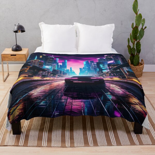 Item preview, a night drive through a synthwave designed and sold by artyficial-.