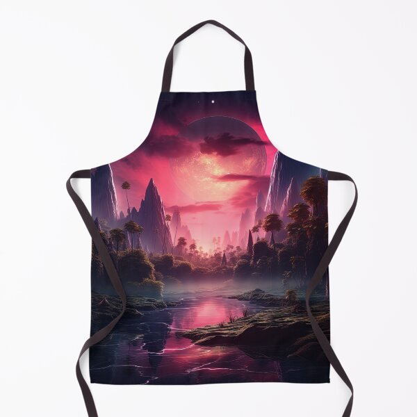 Item preview, a serene synthwave lake surrounded by mountains designed and sold by artyficial-.