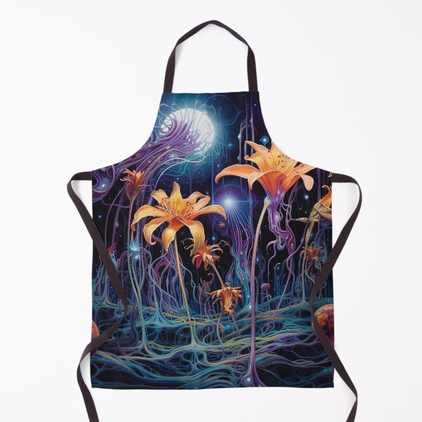 Item preview, Alien flora blooms in vibrant hues designed and sold by artyficial-.