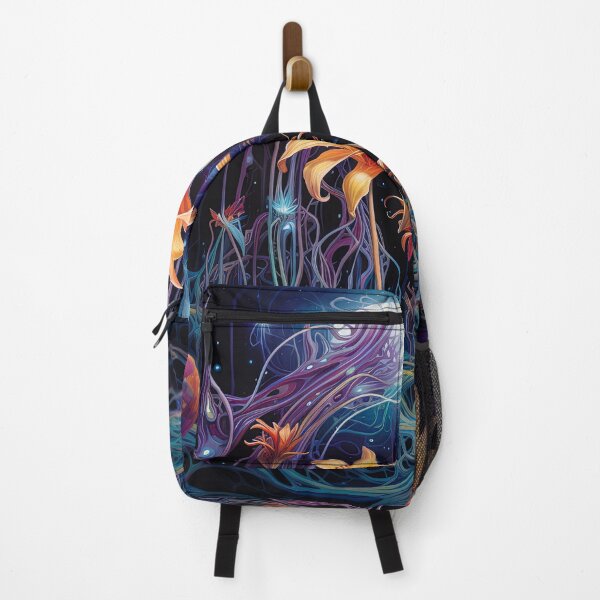 Item preview, Alien flora blooms in vibrant hues designed and sold by artyficial-.