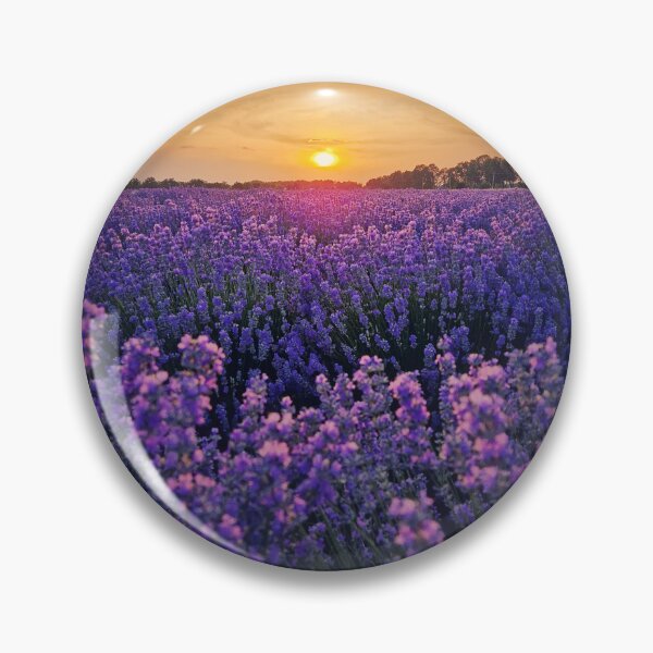 Item preview, Picturesque scene of blooming lavender field designed and sold by psychoshadow.