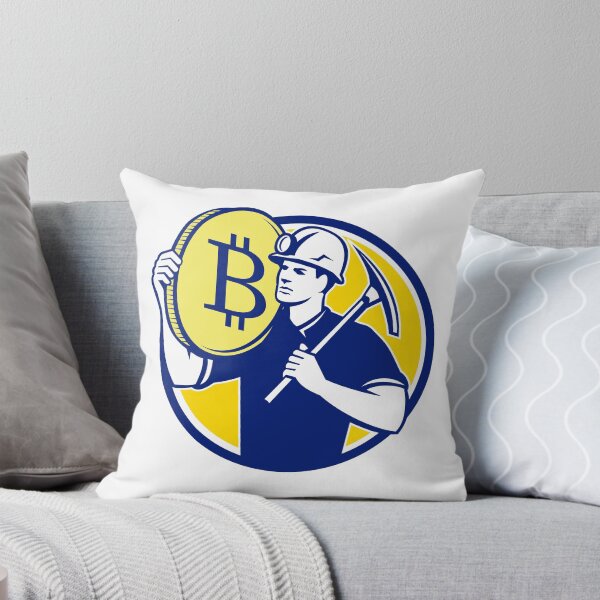 Item preview, Cryptocurrency Miner Bitcoin Circle Retro designed and sold by patrimonio.