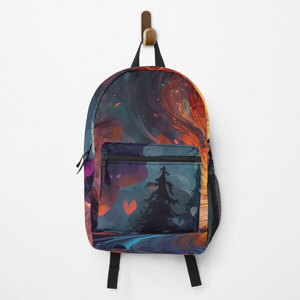Item preview, Heart of darkness cartoon design landscape fantasy designed and sold by artyficial-.