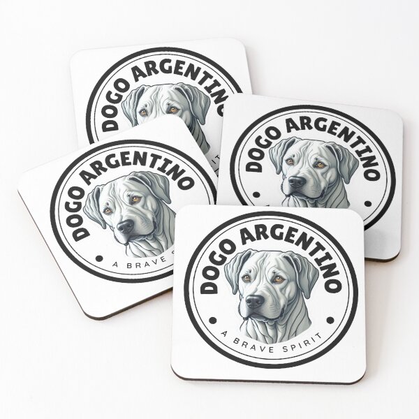 Item preview,  "Powerful Elegance: Dogo Argentino in Illustration" designed and sold by Designsmaxi.