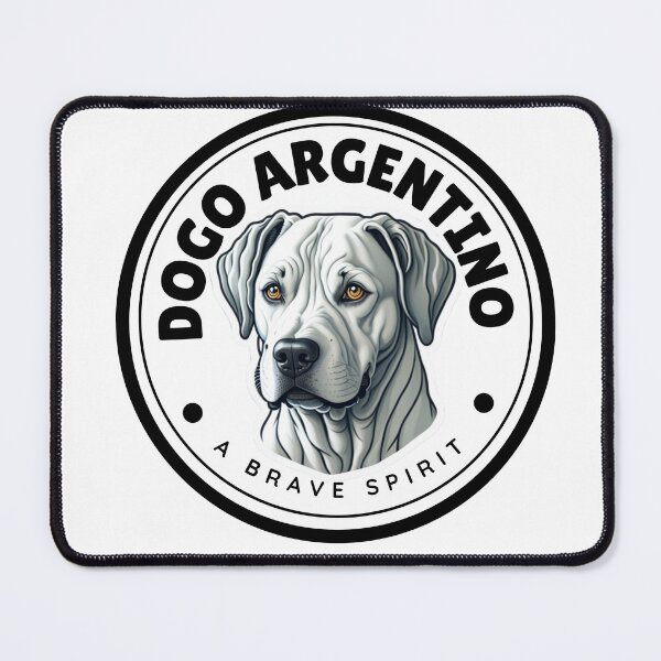Item preview, "Powerful Elegance: Dogo Argentino in Illustration" designed and sold by Designsmaxi.