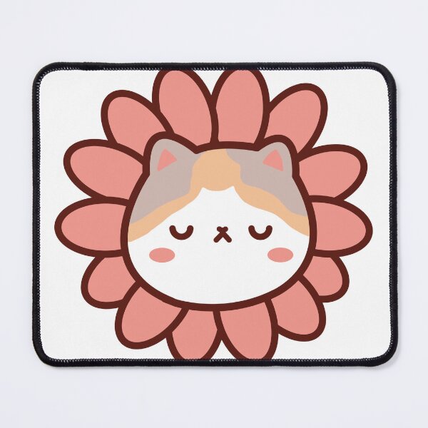 Item preview, Cute Cat Flower Illustration  designed and sold by UnwindMoon.