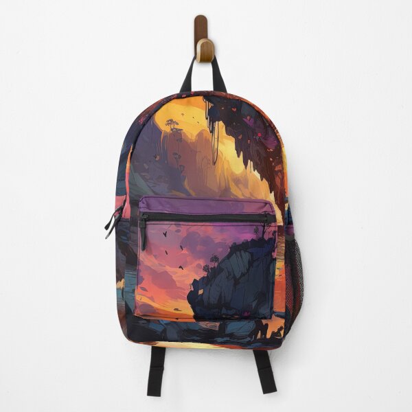 Item preview, Heart of darkness cartoon design landscape designed and sold by artyficial-.