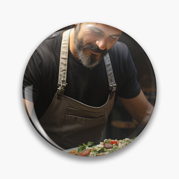Item preview, Food Stylist Spreading Culinary Masterpiece designed and sold by TheBrainArt.