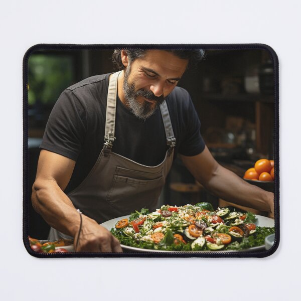 Item preview, Food Stylist Spreading Culinary Masterpiece designed and sold by TheBrainArt.