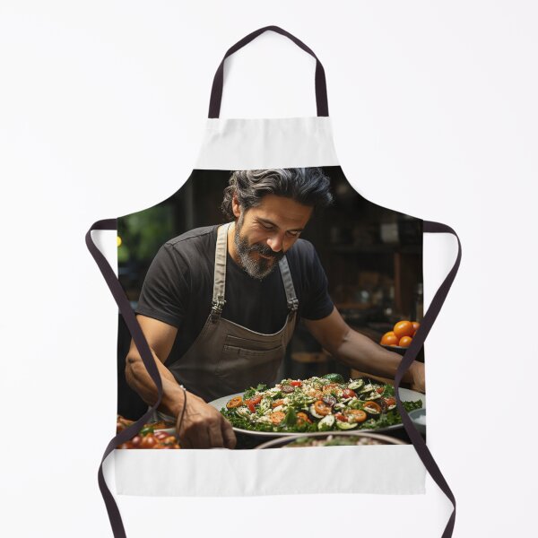 Item preview, Food Stylist Spreading Culinary Masterpiece designed and sold by TheBrainArt.