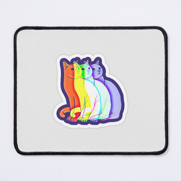 Item preview, rainbow cat designed and sold by Juanitodesigns.