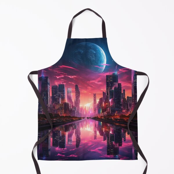 Item preview, standing at the edge of a neo synthwave city designed and sold by artyficial-.